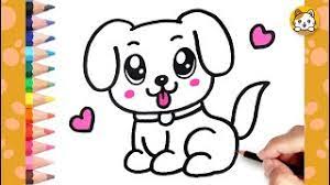 cute dog for kids kawaii drawings