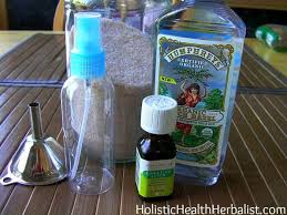 homemade mineral salt deodorant spray