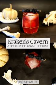 Kraken dark spiced rum release the kraken spirit cocktails : Kraken S Cavern A Spiced Pomegranate Cocktail That S Perfect For Fall Girl Tonic