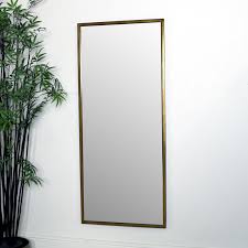 large gold rectangle mirror 60cm x