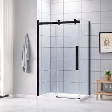 clear shower glass panel