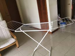 Home > newtype smart clothes hanger >ikea wall mounted laundry portable hanging garment coat clothes drying rack. Ikea Mulig Drying Rack Home Appliances Cleaning Laundry On Carousell