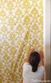 Wallpaper With Fabric Using Starch