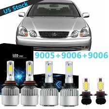 9005 9006 Led Headlight Fog Light Bulb Hi Low S2 For 98 05 Lexus Gs 300 400 430 Ebay