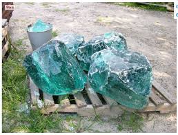 Large Chunk Of Glass Slag For My Garden