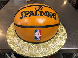 fondant basketball cake montilio s bakery