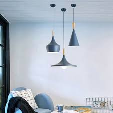 Bar Lamp Kitchen Blue Pendant Light