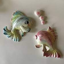 pair of ceramic fish wall decor fish