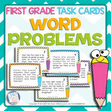 Q.12 customary units of length: 1st Grade Word Problems Task Cards First Grade By Esl Teach Well