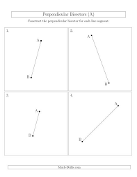Printable line bisection test pdf : Perpendicular Bisectors Of A Line Segment A