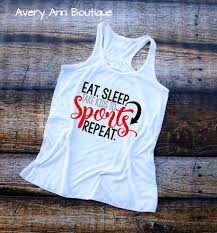 Eat Sleep Take Kids To Sports Workout Tank Tank Top Flowy Tank Funny Tank Top Sports Mom Baseball Mom Football Mom Soccer Mom Shirt