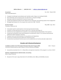 MBA Finance Resume Sample