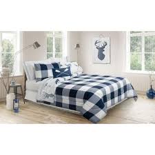 Saf Co Comforter Set 3pc Navy