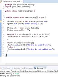 Palindrome means same when read from both ends. Java Palindrome Program In Java String Number Example Qa With Experts