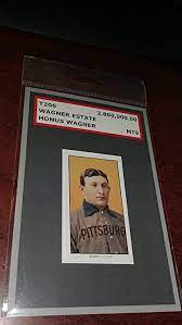 Mickey mantle's 1952 rookie card sold for $5.8 million not long ago. Amazon Com Honus Wagner T206 Mt9 Mint Uncirculated Limited Edition Collector Baseball Card Certificate Of Authenticity Replica Sports Outdoors