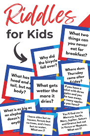132 fun riddles for kids with answers