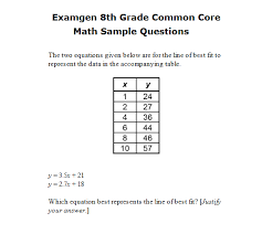 6th 8th Common Core Math Tasks