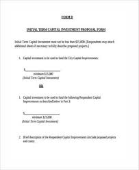 Free 7 Sample Investment Proposal Forms In Pdf Word