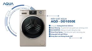 Máy giặt AQUA DD Inverter AQD-DD1050E – Lồng giặt to 525mm, giặt giũ là  chuyện nhỏ - YouTube