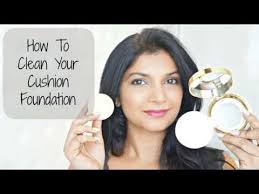 cushion foundation sponge and air puff