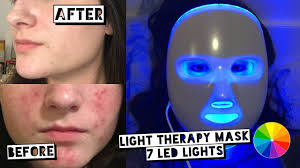 Testing Led Light Therapy Mask For Acne Project E Beauty Led Rejuvenation Mask Youtube