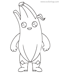 Select from 35723 printable coloring pages of cartoons, animals, nature, bible and many more. Peely Banana From Fortnite Coloring Pages Xcolorings Com