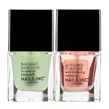 nails inc numbers 1s base and top coat duo