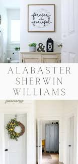 Sherwin Williams Alabaster White Paint