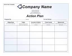 corrective action plan templates