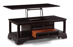 Hidden casters make it easier to move the table. Doerr Furniture Camberly Rectangular Lift Top Coffee Table W Casters