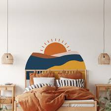 Sun Wall Decal Bed Arch Sticker Arch
