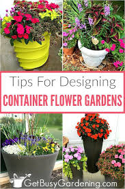 Container Garden Design Tips For