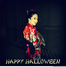 happy halloween from the geisha what