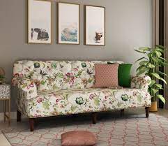 3 seater sofa fabric rose vineyard