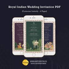 wedding invitation pdf happy invites
