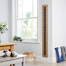 Personalised Chalkboard Wooden Ruler Height Chart