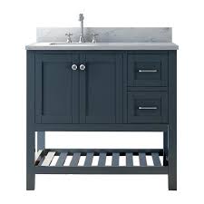 Visit our online store and discover a huge range of rustic and reclaimed wood furniture. 34 Decor Bomonti 36 In Single Bathroom Vanity Set All Solid Wood With 1 In Carrara Marble Top With White Sink Vanbom37gry The Home Depot