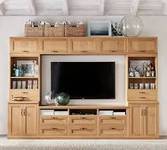 Pottery barn tv wall cabinet. Saratoga Entertainment Center With Bridge Pottery Barn Entertainment Center Tv Stand Pottery Barn Home