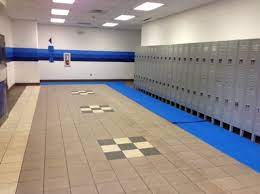 slip resistant locker room flooring