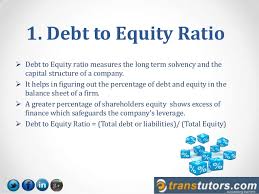 However, increasing debt to match industry ratio is not a good idea unless fund will be invested in profitable. Decoding Ratios Debt To Equity Debt To Asset Equity Multiplier
