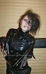 edward scissorhands costume and makeup