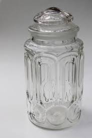 Clear Glass Kitchen Canister Flour