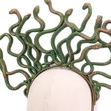 medusa snake head shape head hoops