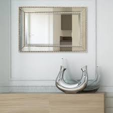 framed wall mirror