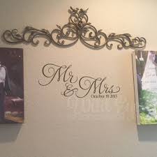 Mr And Mrs Vinyl Wall Decal Wedding