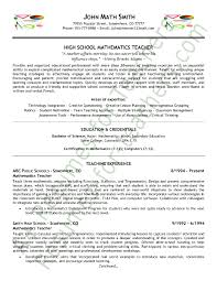 High School teacher resume  template  example  sample  teaching    