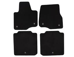 2023 4pc espresso carpet floor mat set