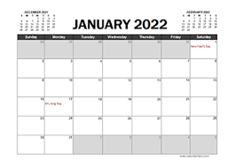 free 2022 excel calendar templates