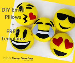Add your favorite quotes, emoji diy ideas and colors to personalize the decor to your liking. Diy Mini Emoji Pillow Tutorial Free Templates Easy Sewing For Beginners