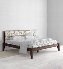 York Solid Wood Queen Size Bed In